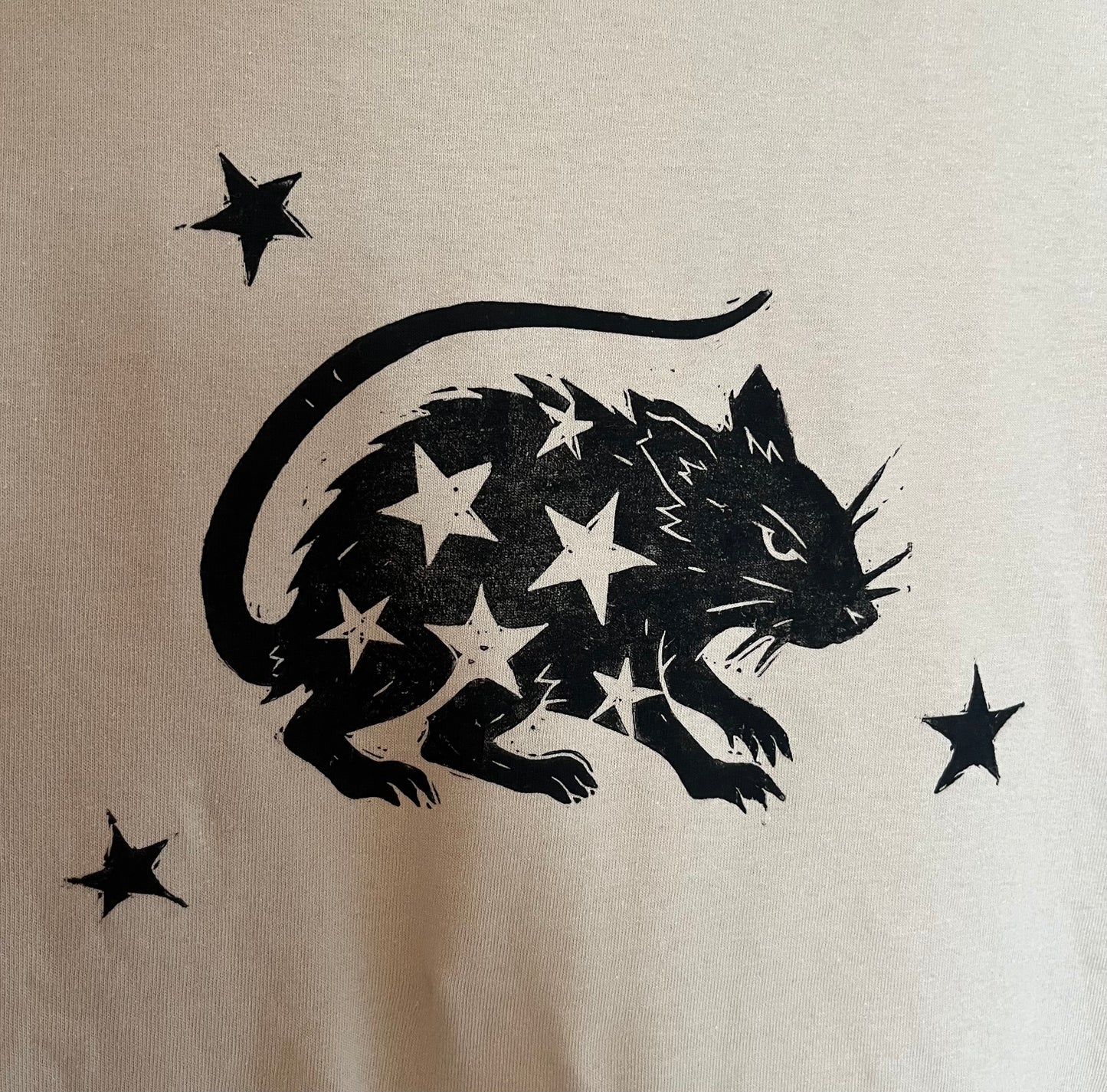 STARRY RAT beige/sand T-shirt