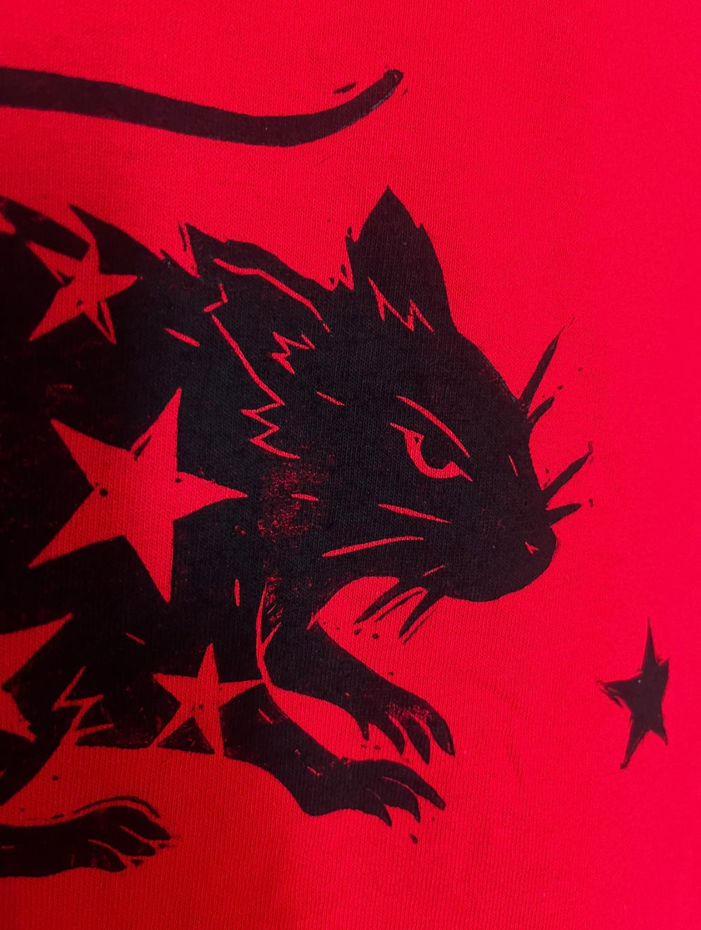 STARRY RAT red T-shirt